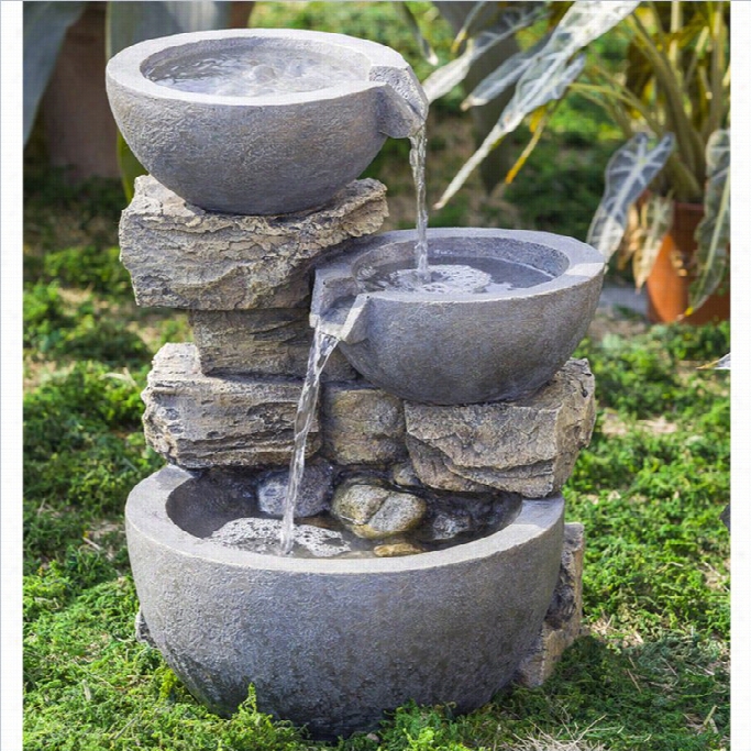 Jeco Rock And Pot Water Fountain