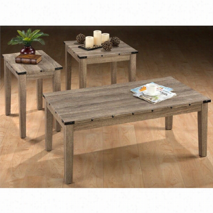 Jofran Taos 3 Piece Coffee Table Set In Owk