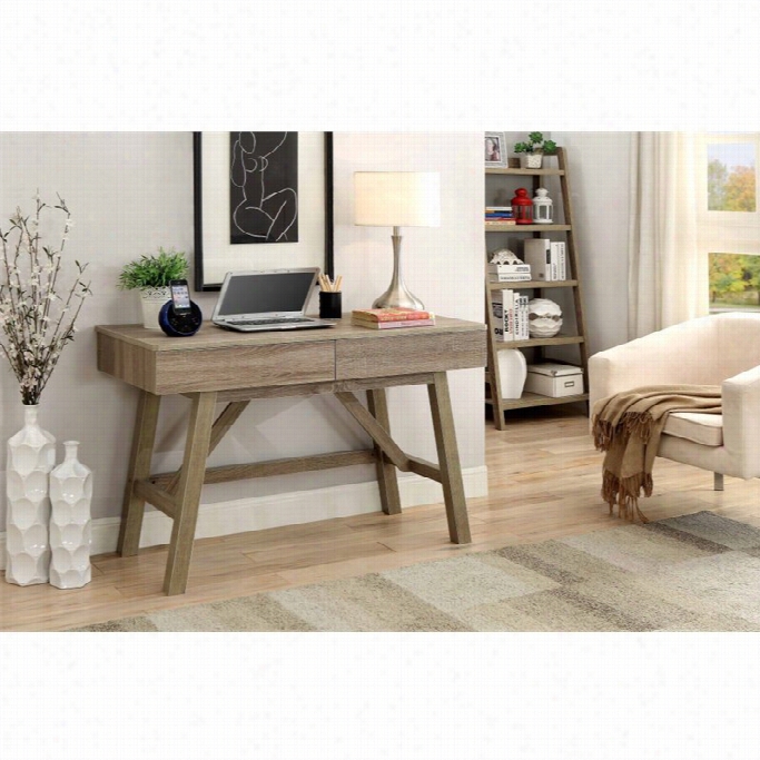 Linon Tracey Domicile Office Desk In Grray