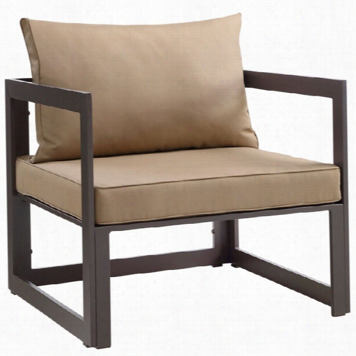 Modway Fortunaoutdoor A Rmchair In Brown An Dmoocha