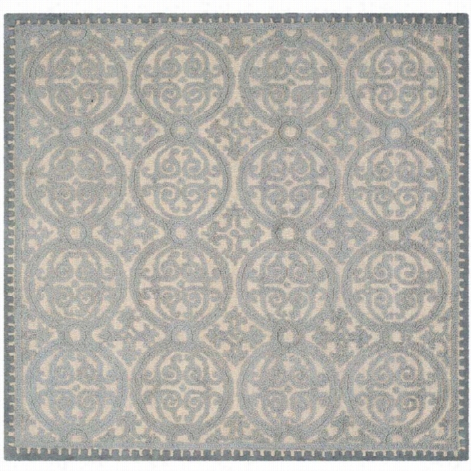 Safavieh Acmbridge Dusty Blue Contemporary Rug - Square 6'