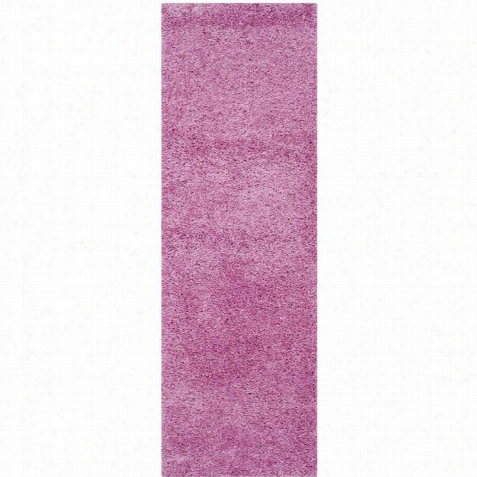 Safavieh Shag Pink  Shag Ug - Runner 2'3 X 5'