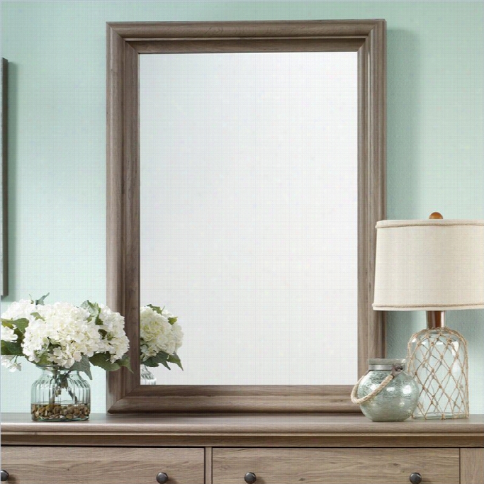 Saudee Harbor View Mirror In Salt Oak