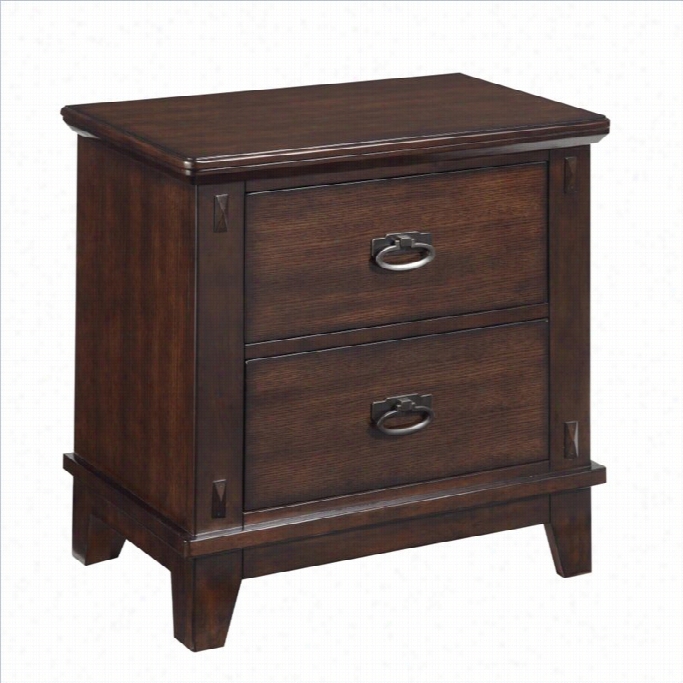 Standard Furniture Sonoma 2 Drawer Nightst And In Dark Brown