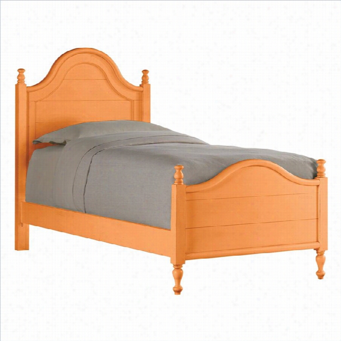 Stanley Furniture Coastal Living Rtreta Twin Bungalow Bed In Spanish Orange