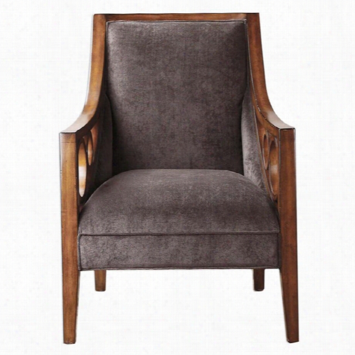 Uttermost Macleanb Rown Armchair