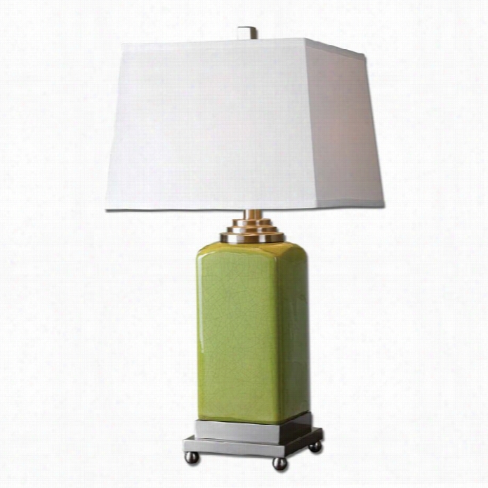 Uttermost Piven Green Table Lamp