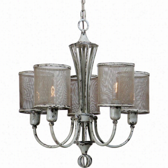 Uttermost Pontoisee 5 Light Vintage Chandelier