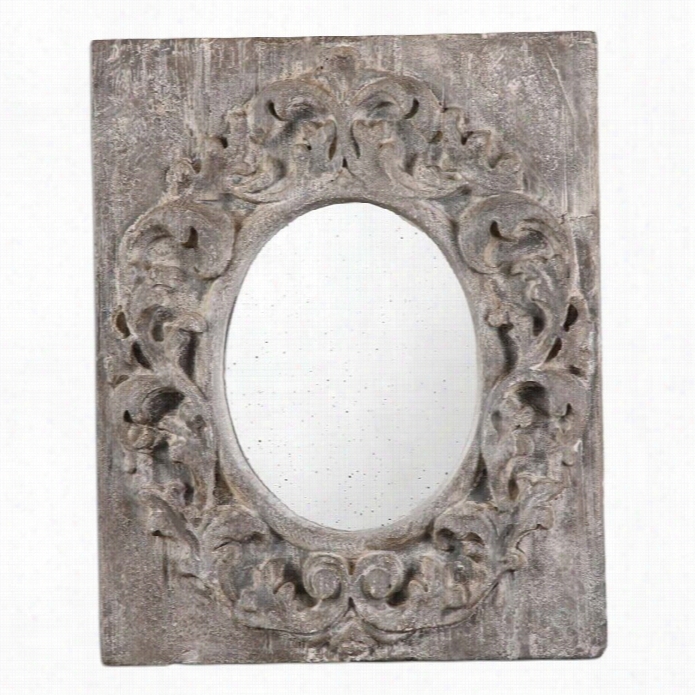 Uttermost Valmorea Aged Grqy Mirror