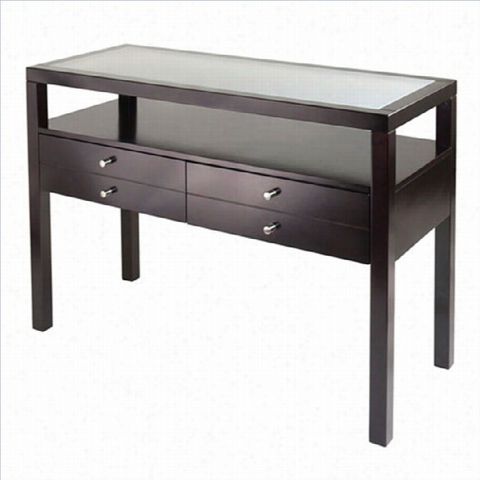 Winsome Copenhageen Console Table In Espresso