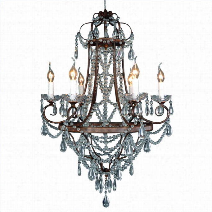 Yoseimte Home Decor Pimpernel 6 Lights Chandelier In Rustic