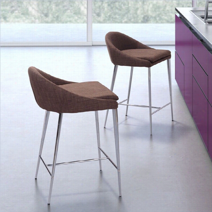 Zuo Reykjavik 24.4 Counter Stool In Otba Cco