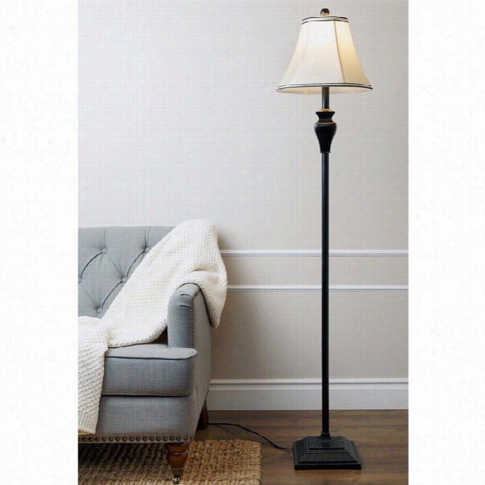 Abbyson Living Atlanta Floor Lamp In Ebony