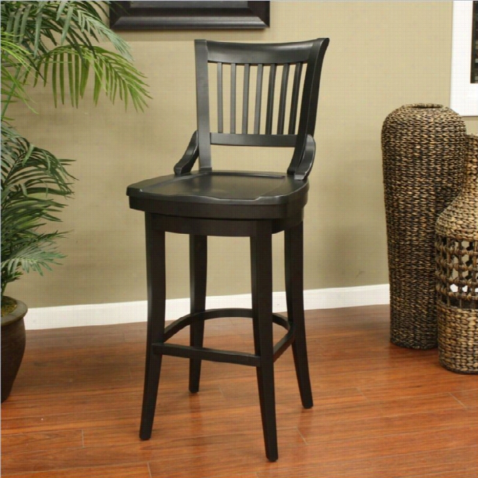 American Heritage Billiards Liberty 26 Bar Stool In Bblcak