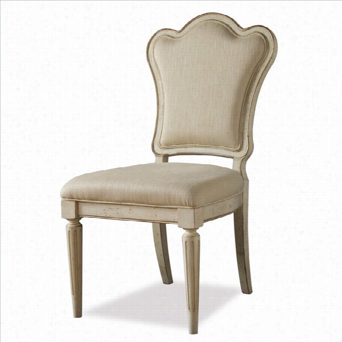 Art Movables Provenajce Upholstered Back Dining Chair In Cloth Of Flax