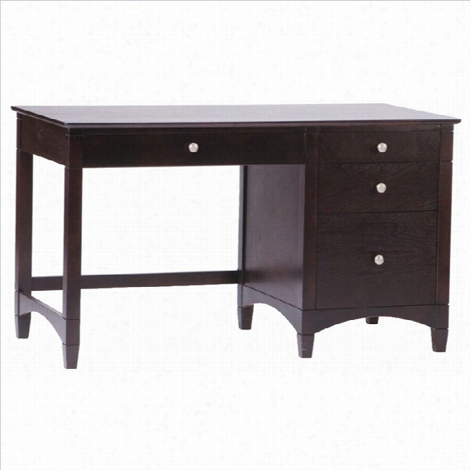 Boltno Furniture Essex Pedestal Desk In Espresso