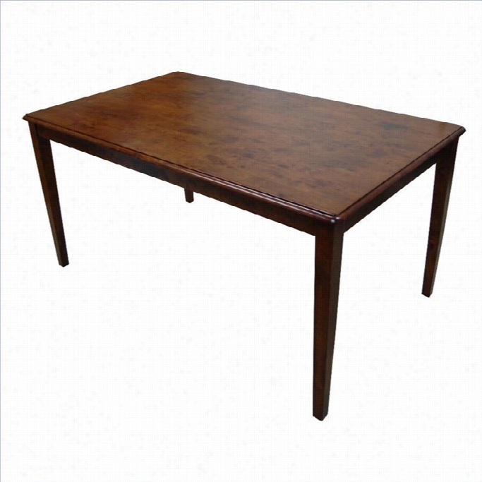 Boraam Shaker Rectangular Dining Table In Walnut