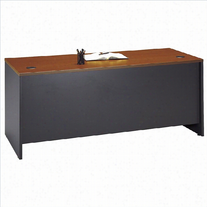 Bush Bbf Series C 72w Desk Shell In Auburn Mple