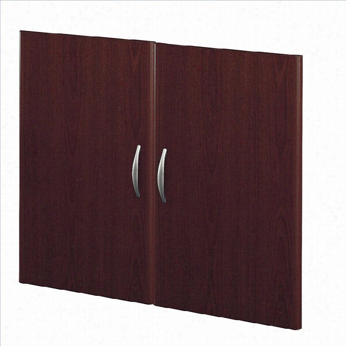 Bush Bbf Series C Half Height Door Kit (2 Doors) In Mahogany