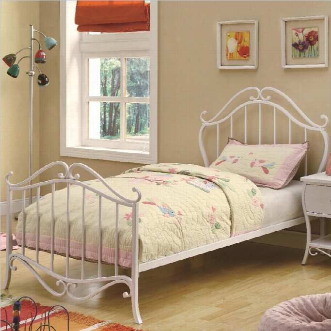 Coaster Bella Bed In White-twin