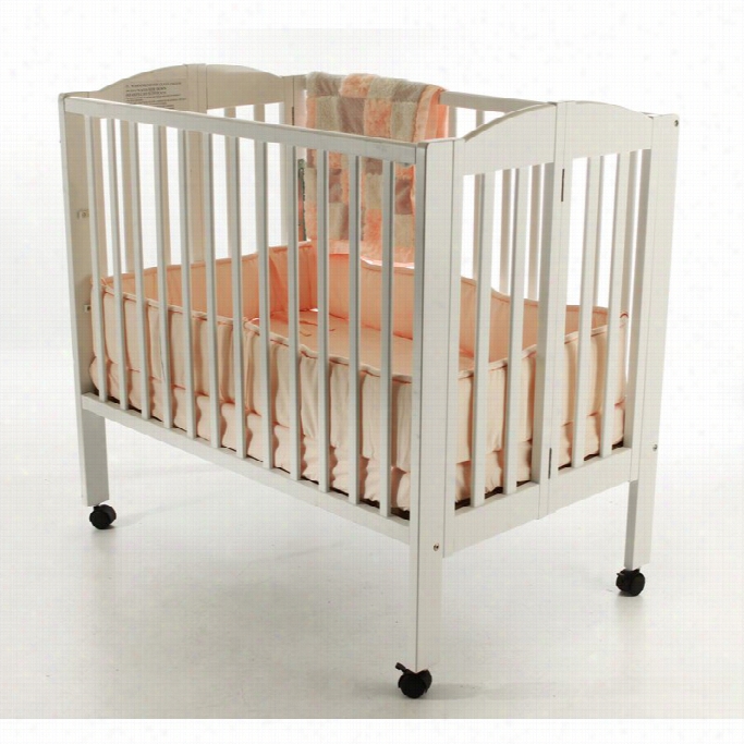 Dream On Me 3-in-1 Foldin Gpo Rtable Crib In White