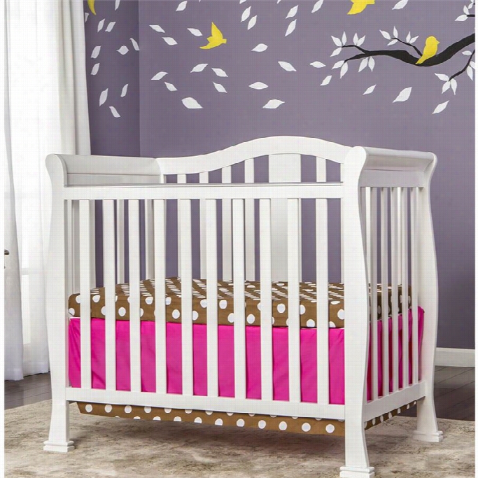 Dream On Me Naples 4-in~1 Conver Tibe Mini Crib In White