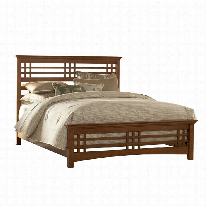 Fashion Bed Avery Panel Bed Ib Oak-full