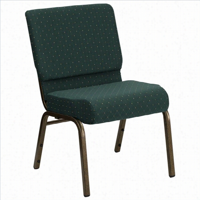 Flash Furniture Hercules Churchh Stacking Guest Chair In Green
