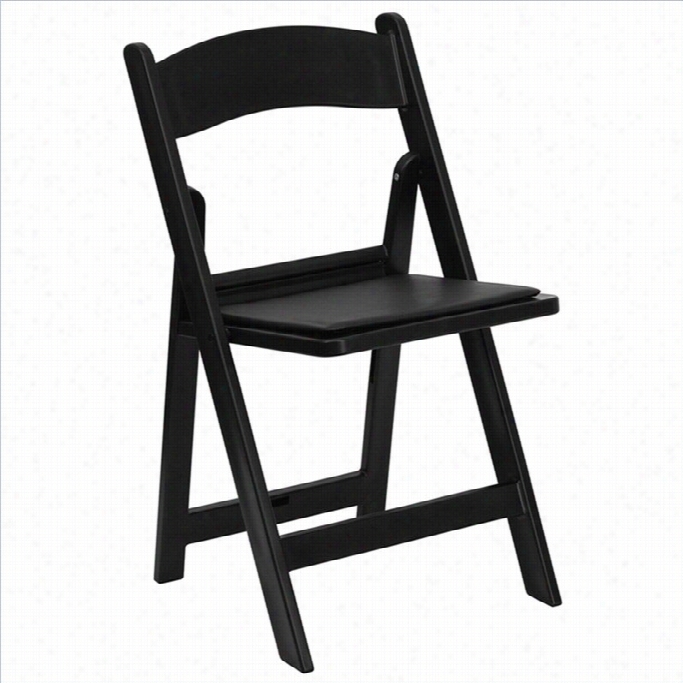 Flash Furniture Hercules Series Folding Chair In Black