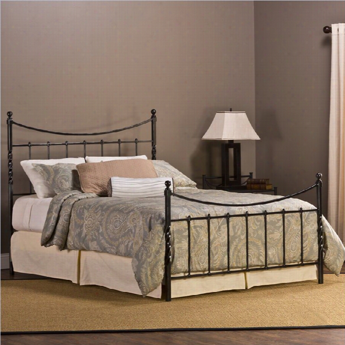 Hillsdale Sebastion Bed  In Weathered Blaack-wtin