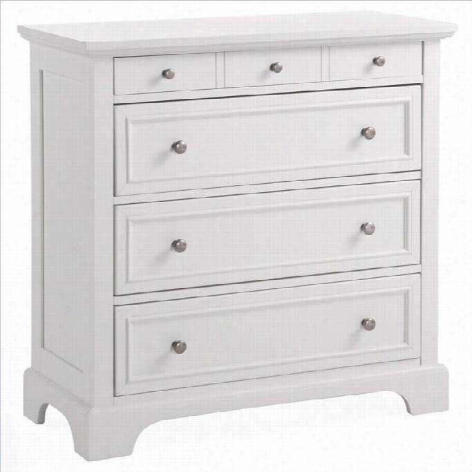 Home Styles Naples 4 Drawer Chest In Off White