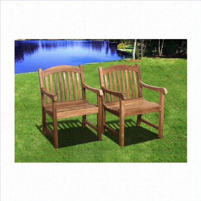 International Home Miami Amazonia Tesk Set Of 2 Folding Armchair