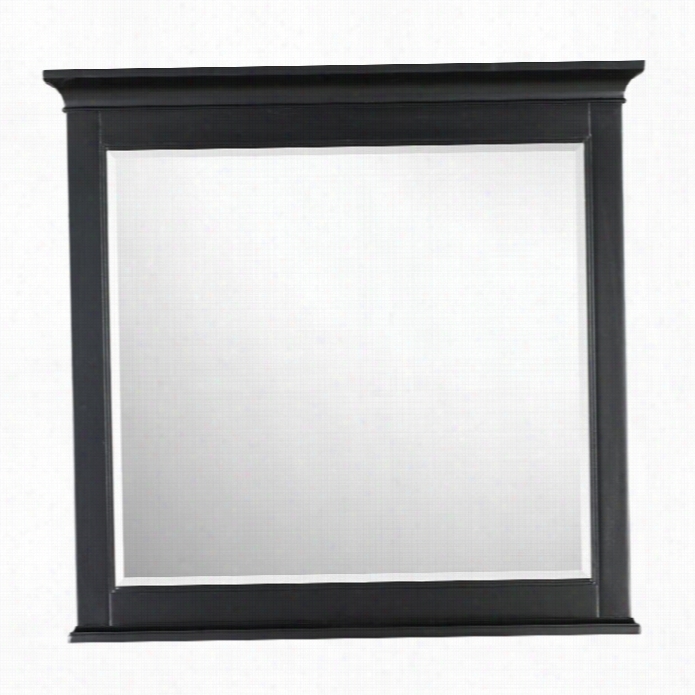 Mgnussen Suthampton Landscape Reflector In Black Finish