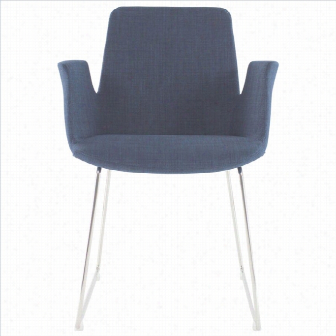 Moe's Clara Armchair In Blue