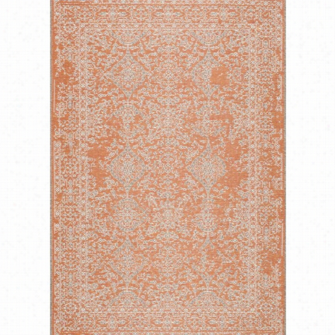 Nuloom 7' 10 X 11' 2 Outdoor Alvarez Rug In Orange