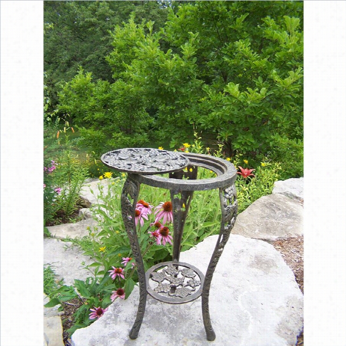 Oakland Living Grape Table Plant Stand In Antique Bronze