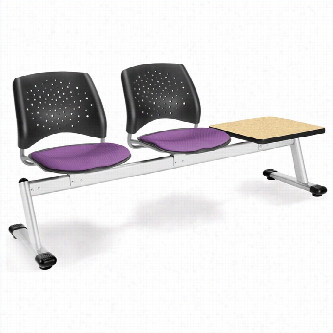 Ofm Star Beam Seating With 2 Seats An D Table In Handsome Sum Nad Oak