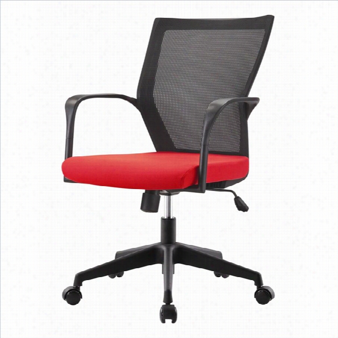 Pastel Furniture Bozano Office Chair In Red