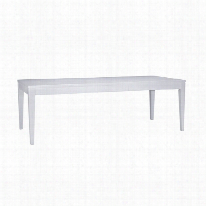 Samuel Lawrence Furniture Brighton Recatngular Dining Table In White