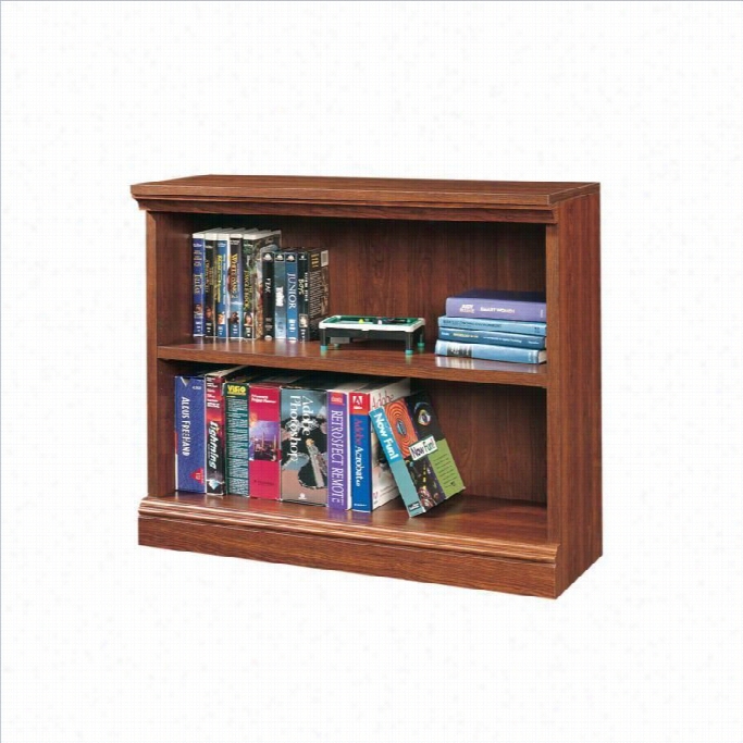 Sauder Camden County 2-hself Bookcase In Planked Cherry