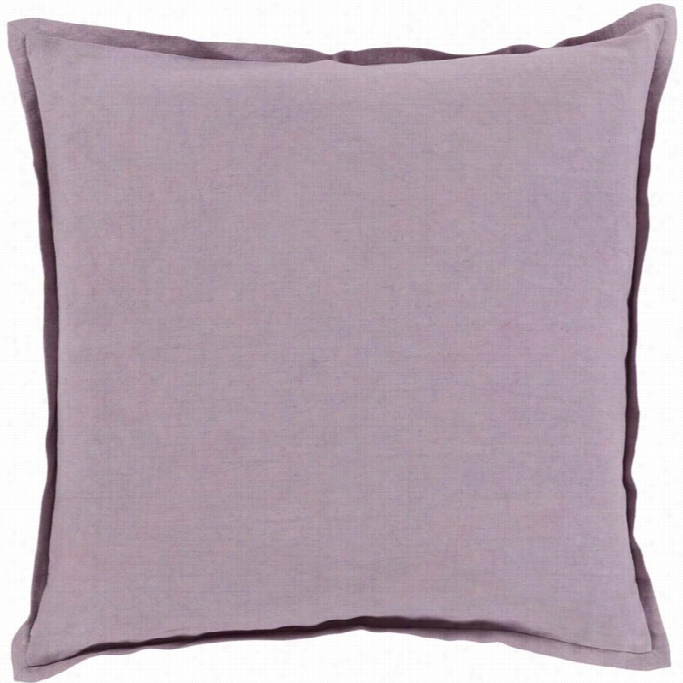 Surya Orianna Poly Fill 22 Squa Re Pillow In Prple