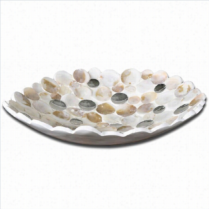 Utttermsot Capiz Shell Accented Bowl