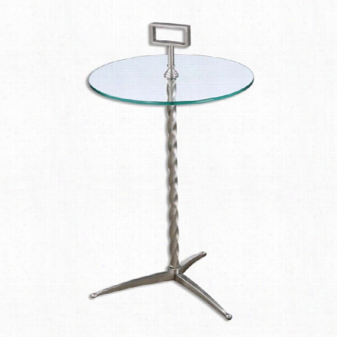 Uttermost Rozza Glass Accent Table