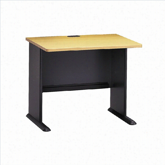 Bush Bbf Series A 36w Desk In Beech