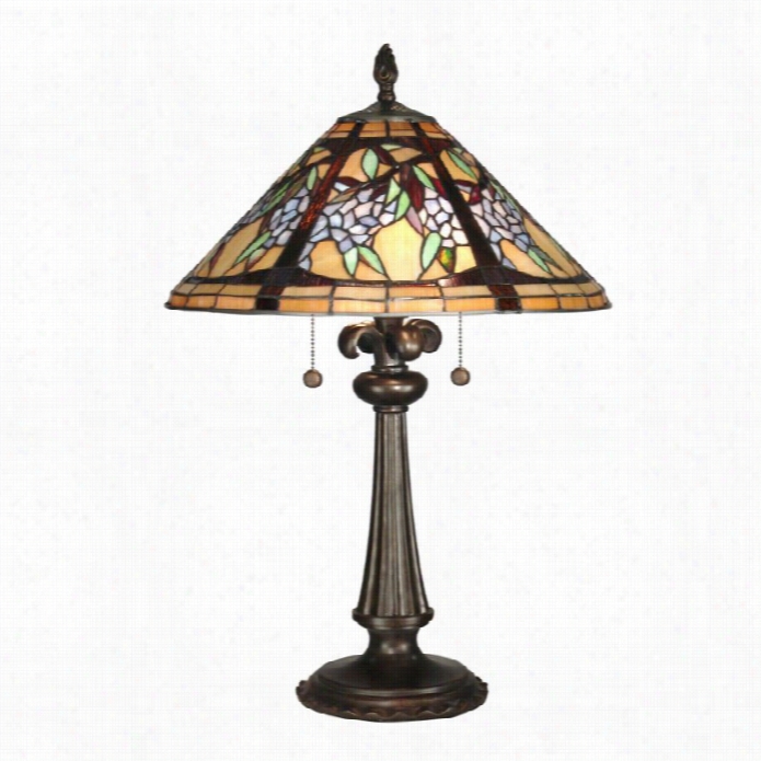 Dale Tifany Floral Brabch Tiffany Table Lamp