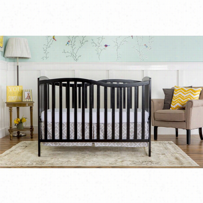 Drea No Me Chelsea 5-in-1 Convertible Crib In Black