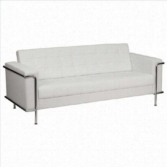 Flash Furniture  Hercules Lesley Series Contemporary Sofa I Nwhite