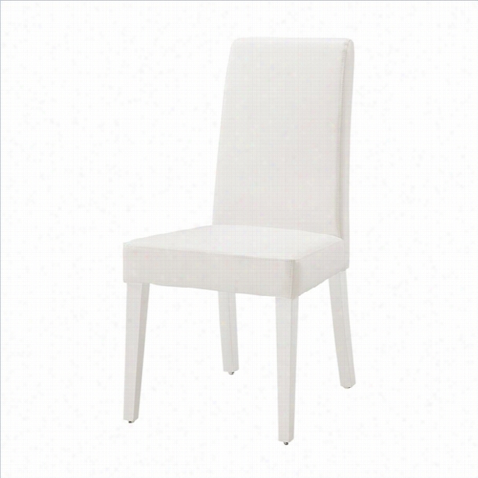 Global Furniture Dining Chair In Glossy White