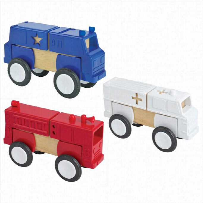 Guidecraft Block Mates: Community Vehicles