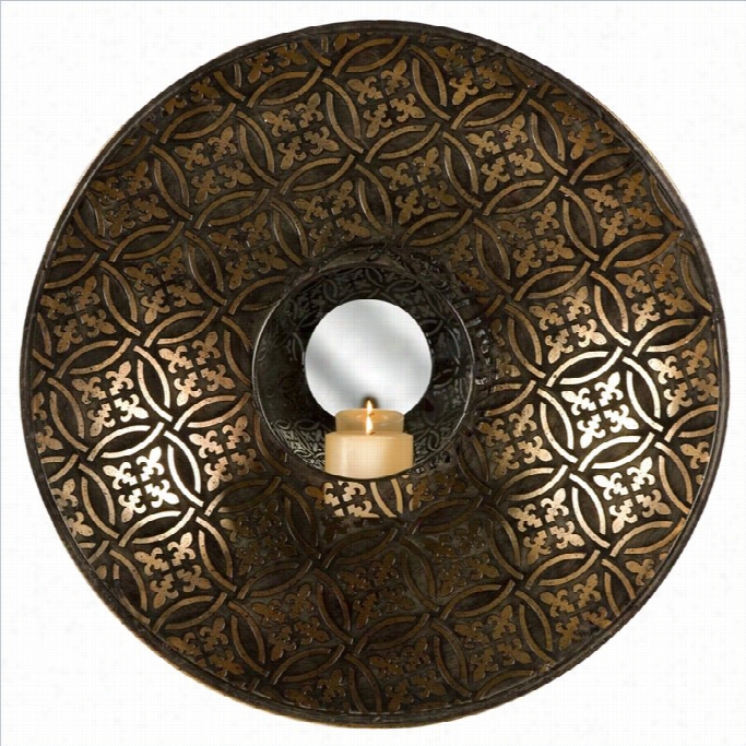 Imax Corporation Cocobolo Mirrored Wall Sconce